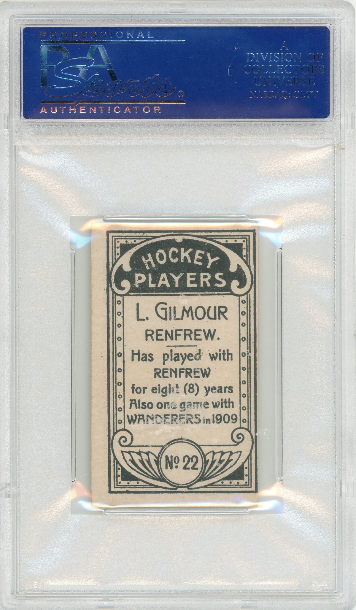 1911 C55 #22 Larry Gilmour RC PSA 5