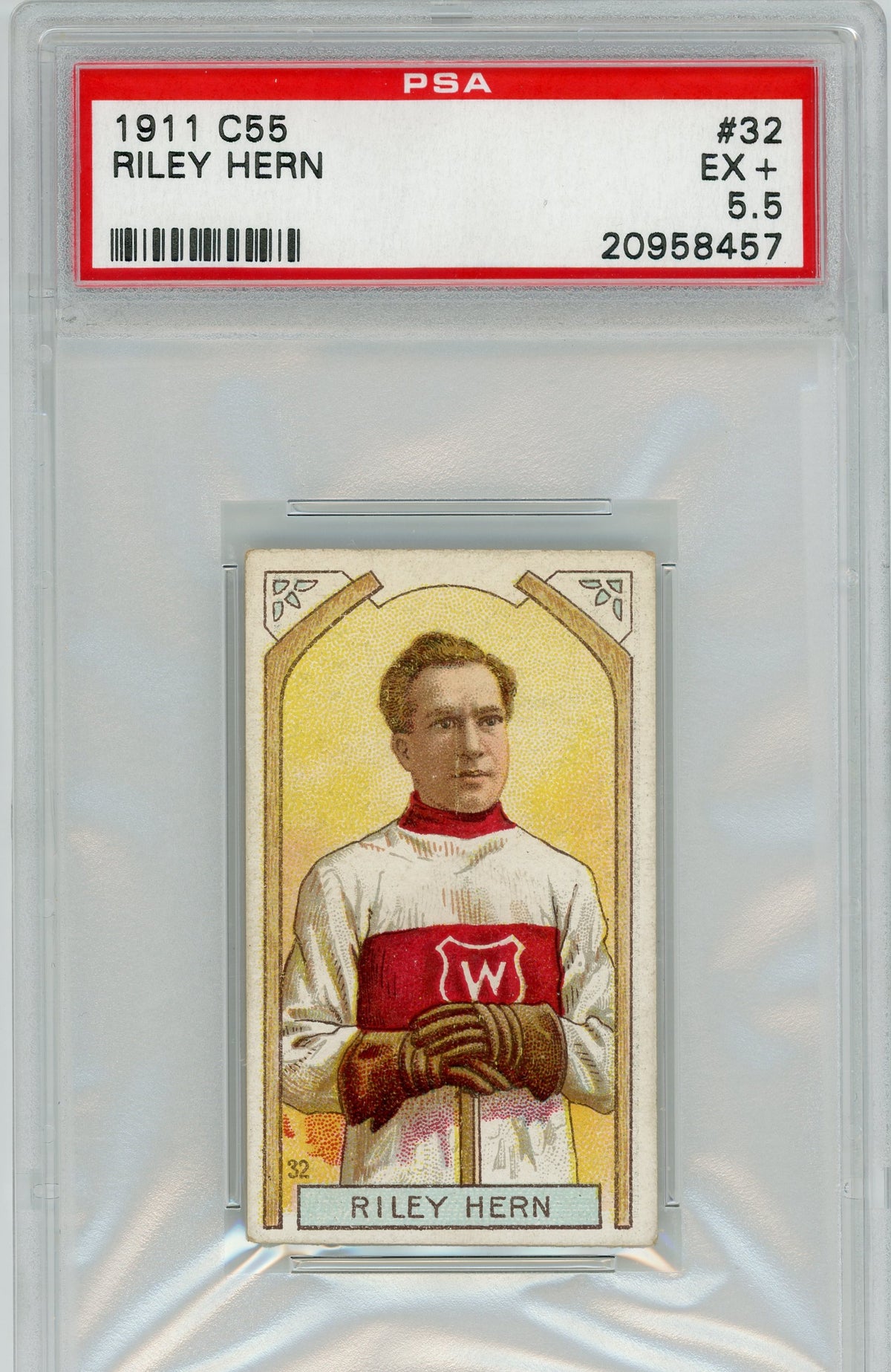 1911 C55 #32 Riley Hern HOF PSA 5.5