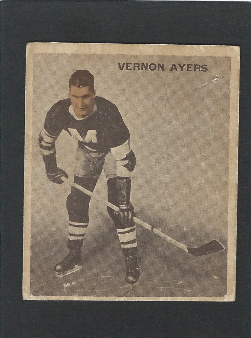 1933 V357 World Wide Gum Ice Kings #51 Vernon Ayers