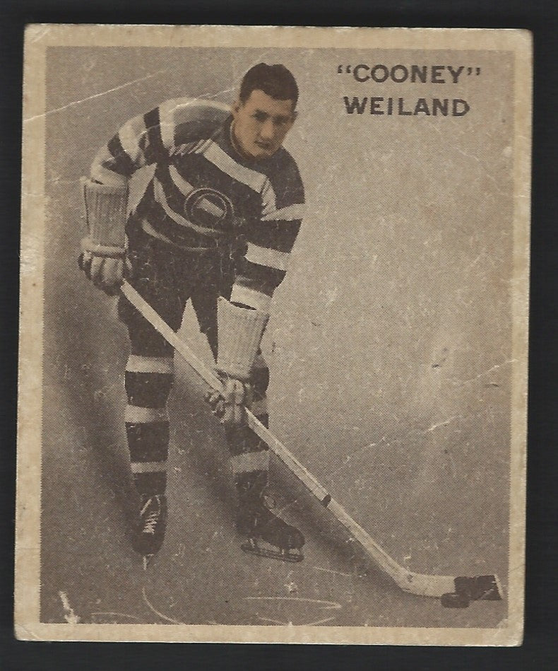 1933 V357 World Wide Gum Ice Kings #65 Cooney Weiland RC HOF