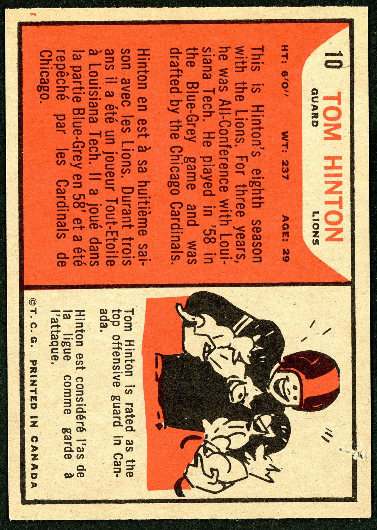 1965 Topps #010 Tom Hinton HOF