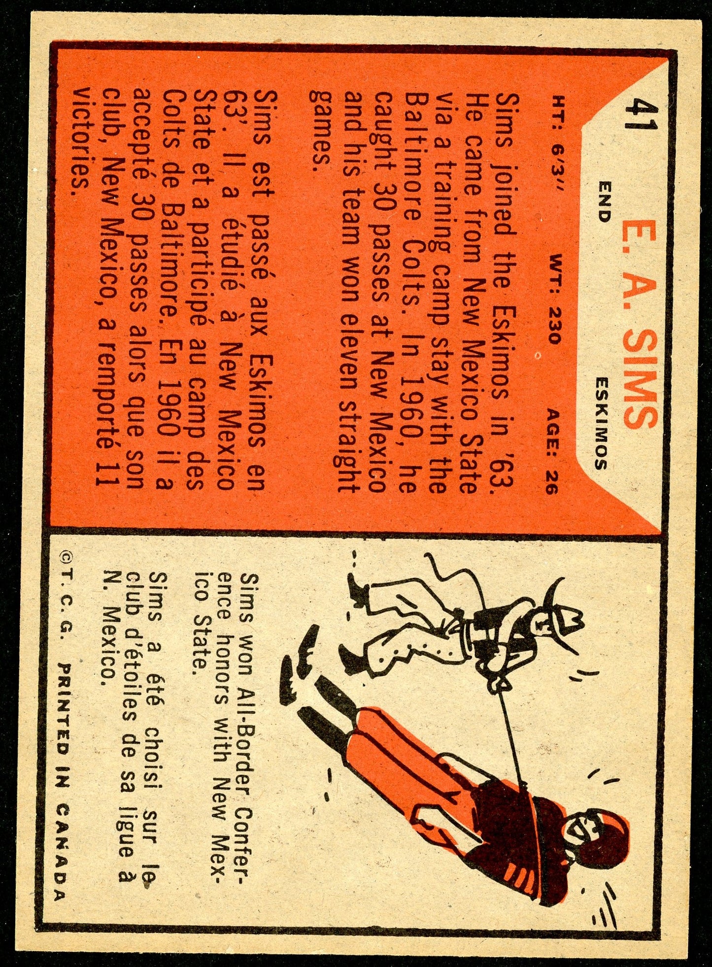 1965 Topps #041 E. A. Sims