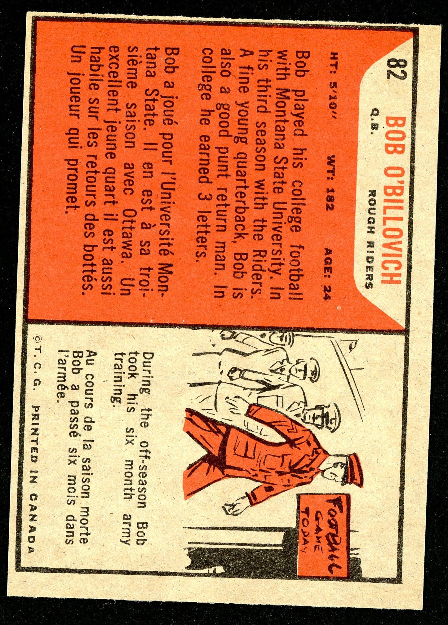 1965 Topps #082 Bob O'Billovich RC HOF