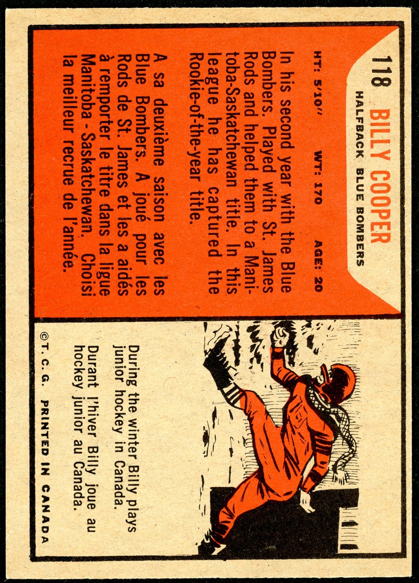 1965 Topps #118 Billy Cooper RC