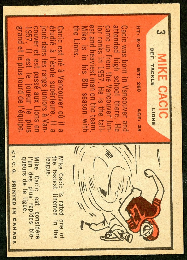 1965 Topps #002 Mike Cacic