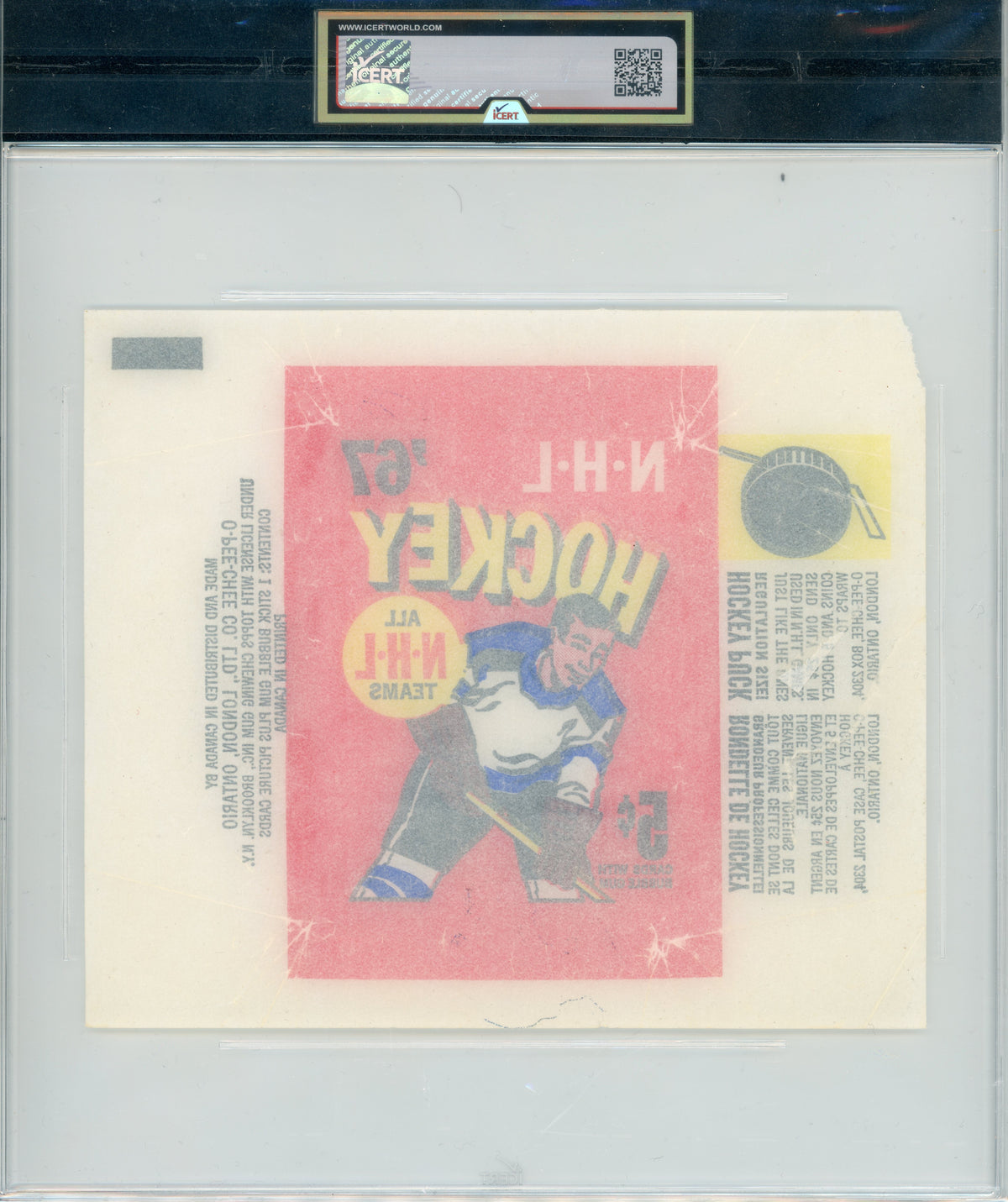 1966 Topps #NNO Wrapper iCert 3