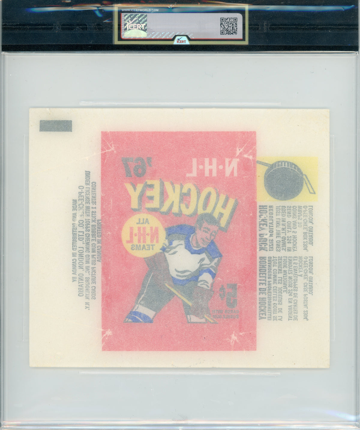 1966 Topps #NNO Wrapper iCert 7