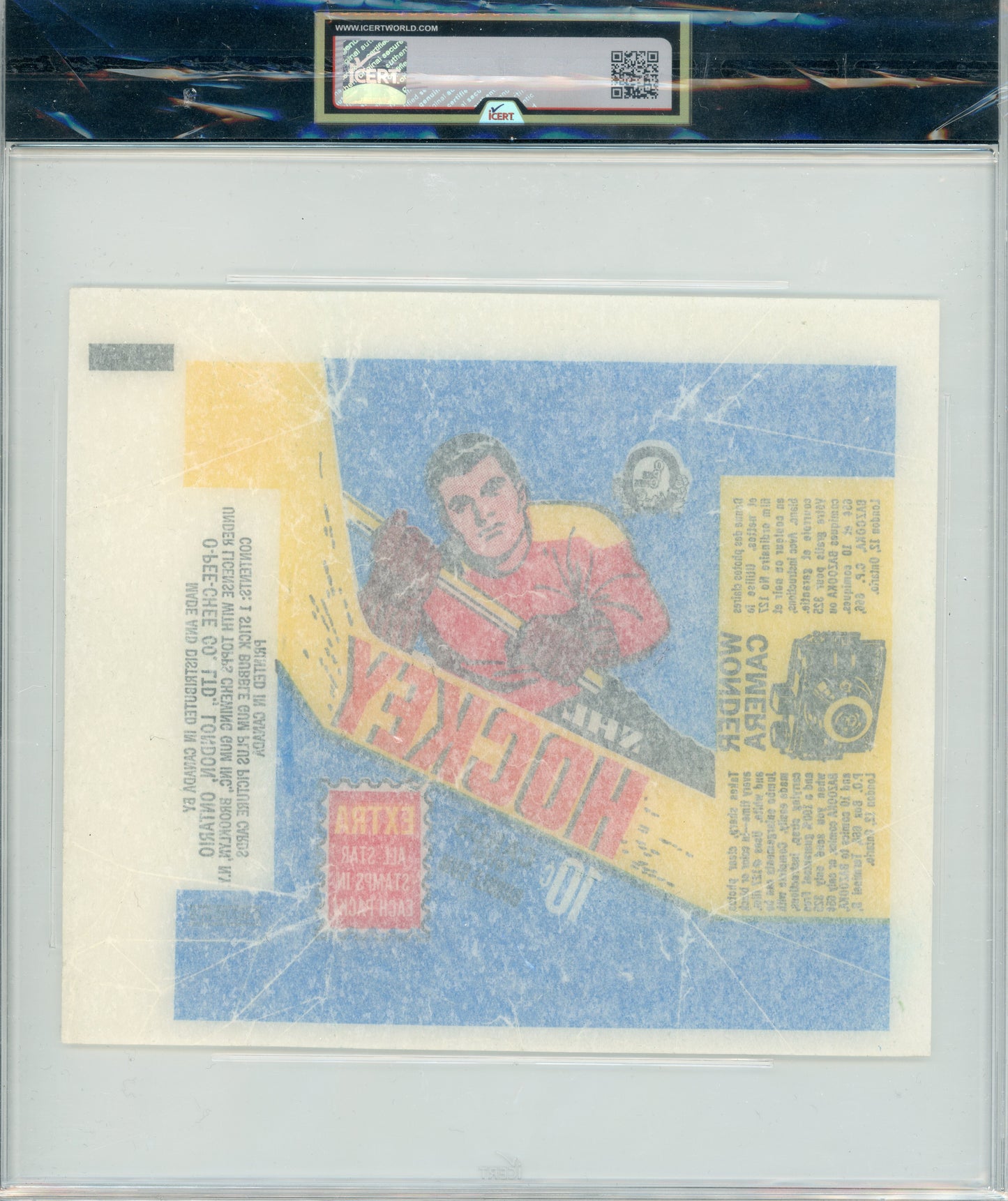 1969 O-Pee-Chee #NNO Wrapper Series 1 iCert 7