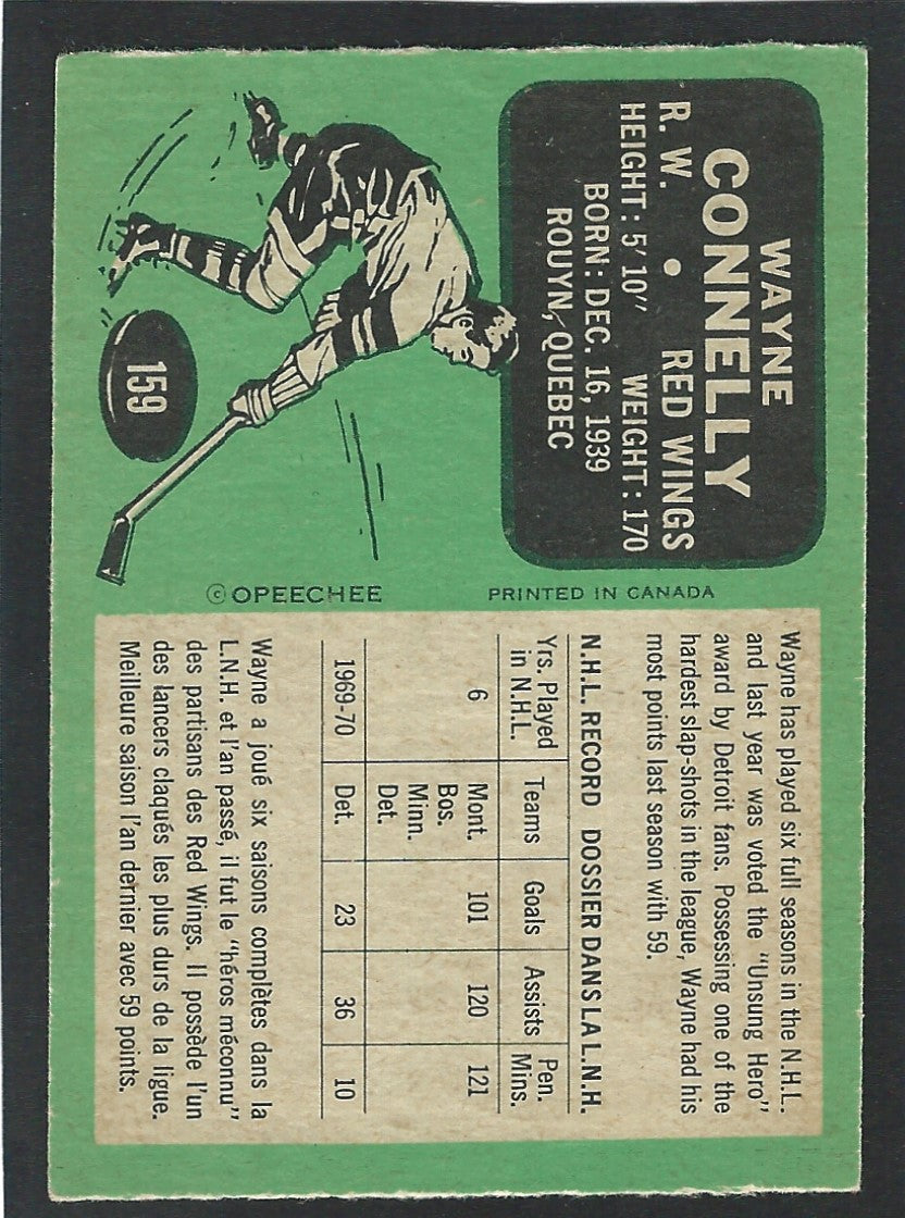 1970 O-Pee-Chee #159 Wayne Connelly