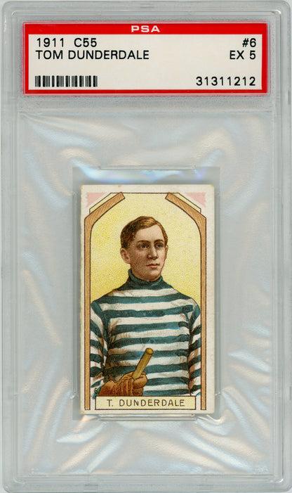 1911 C55 #06 Tom Dunderdale HOF PSA 5
