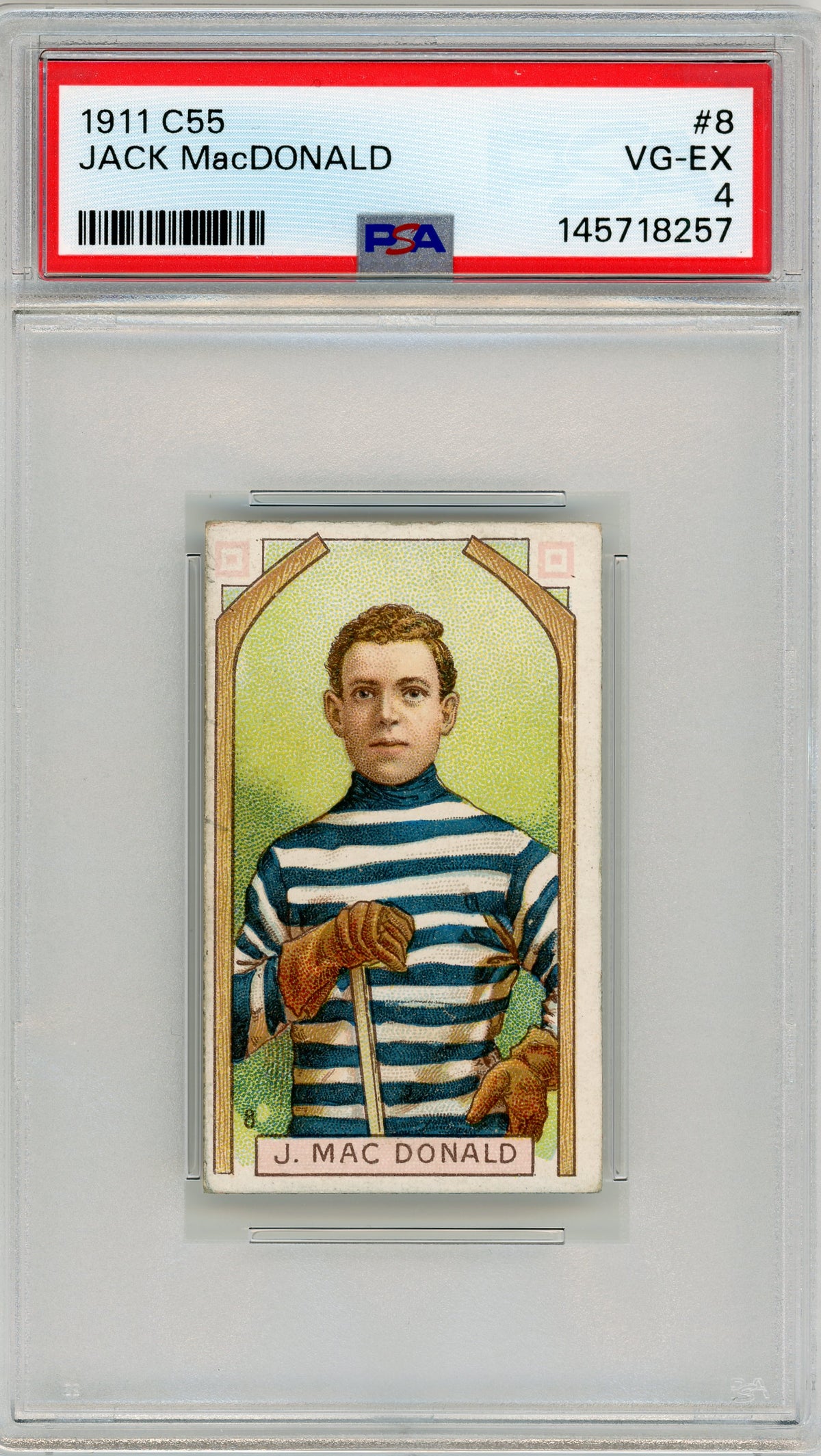 1911 C55 #08 Jack MacDonald RC PSA 4