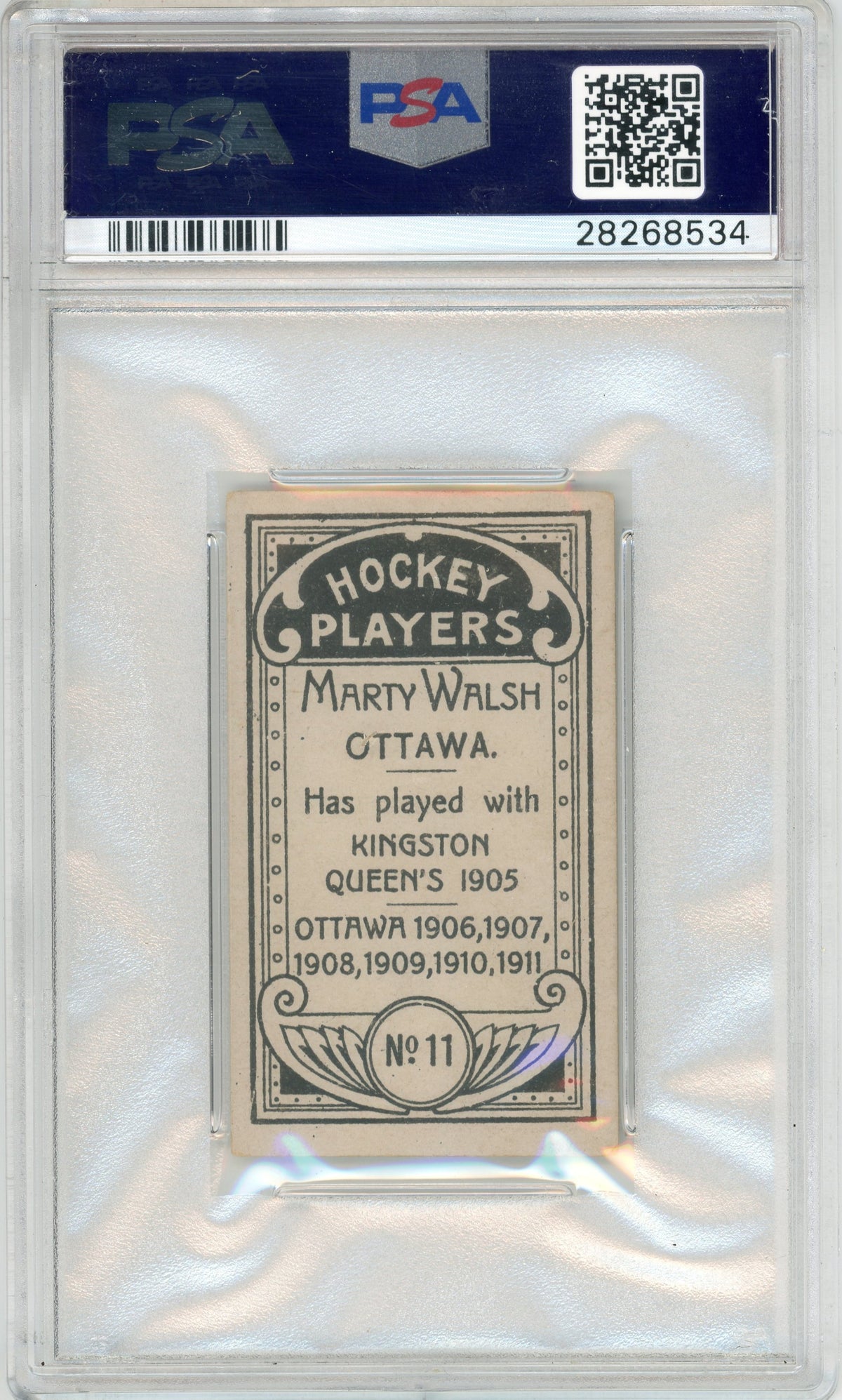 1911 C55 #11 Marty Walsh HOF PSA 5
