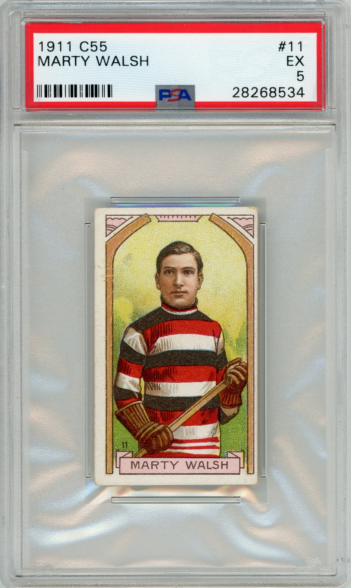 1911 C55 #11 Marty Walsh HOF PSA 5