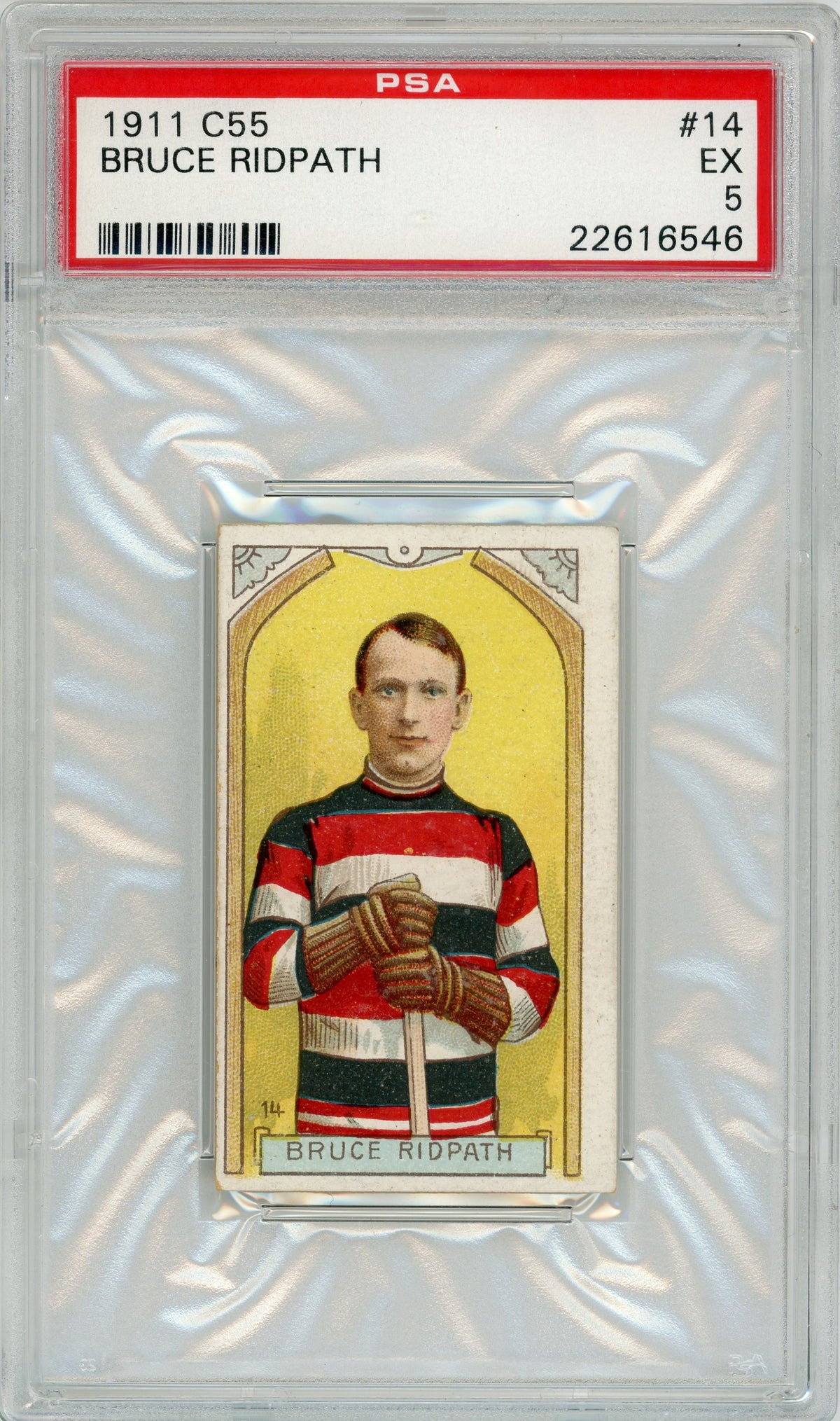 1911 C55 #14 Bruce Ridpath PSA 5