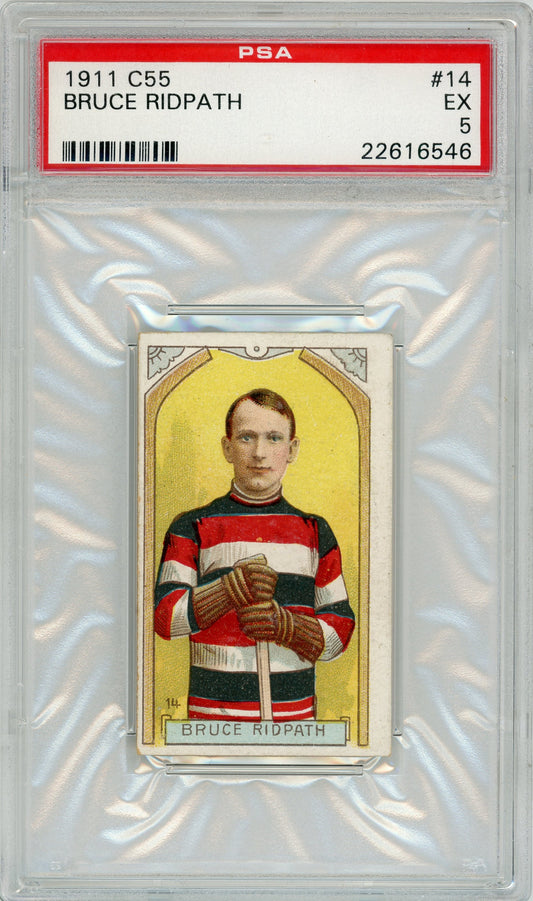 1911 C55 #14 Bruce Ridpath PSA 5