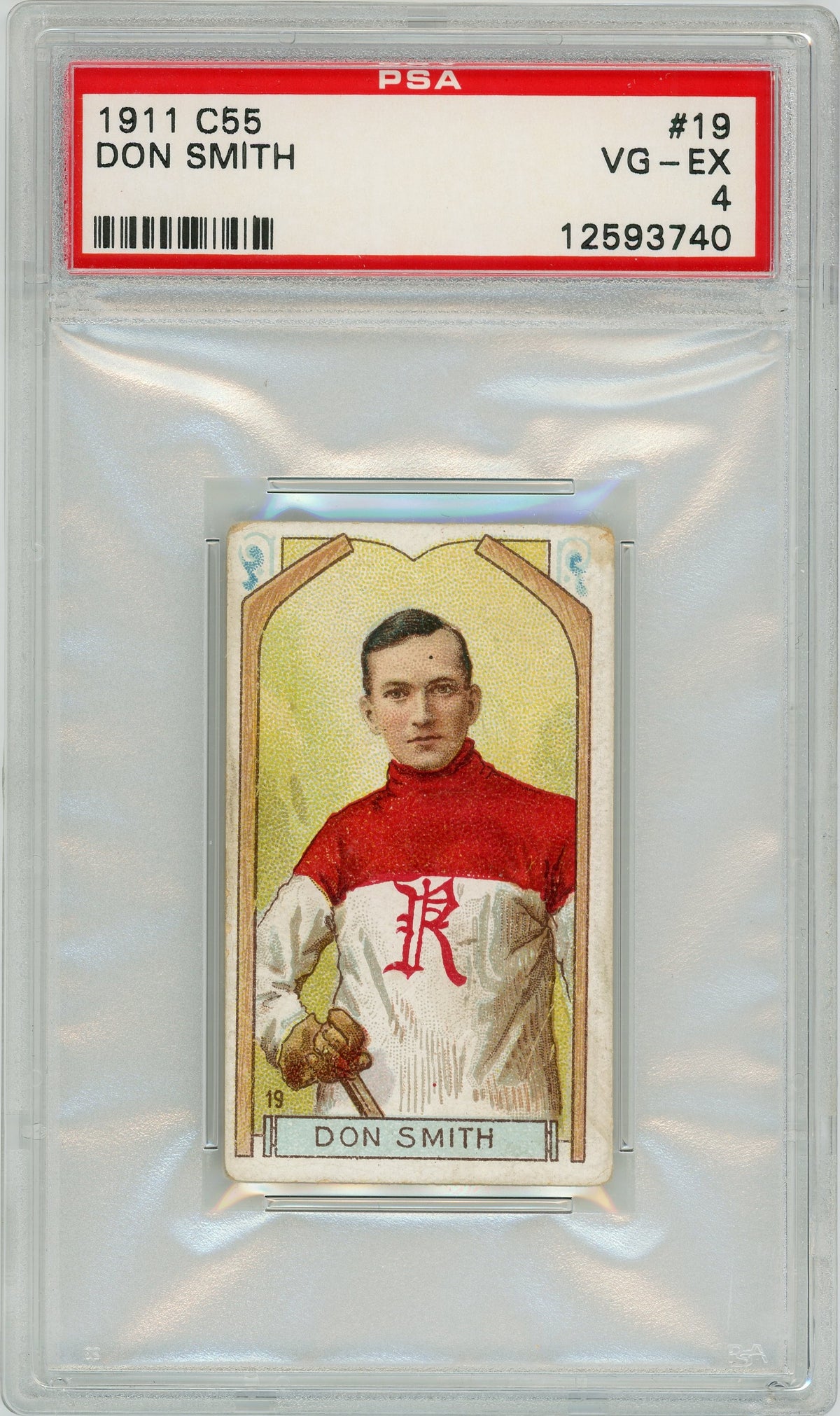 1911 C55 #19 Don Smith RC PSA 4
