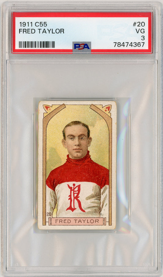 1911 C55 #20 Fred Taylor HOF PSA 3
