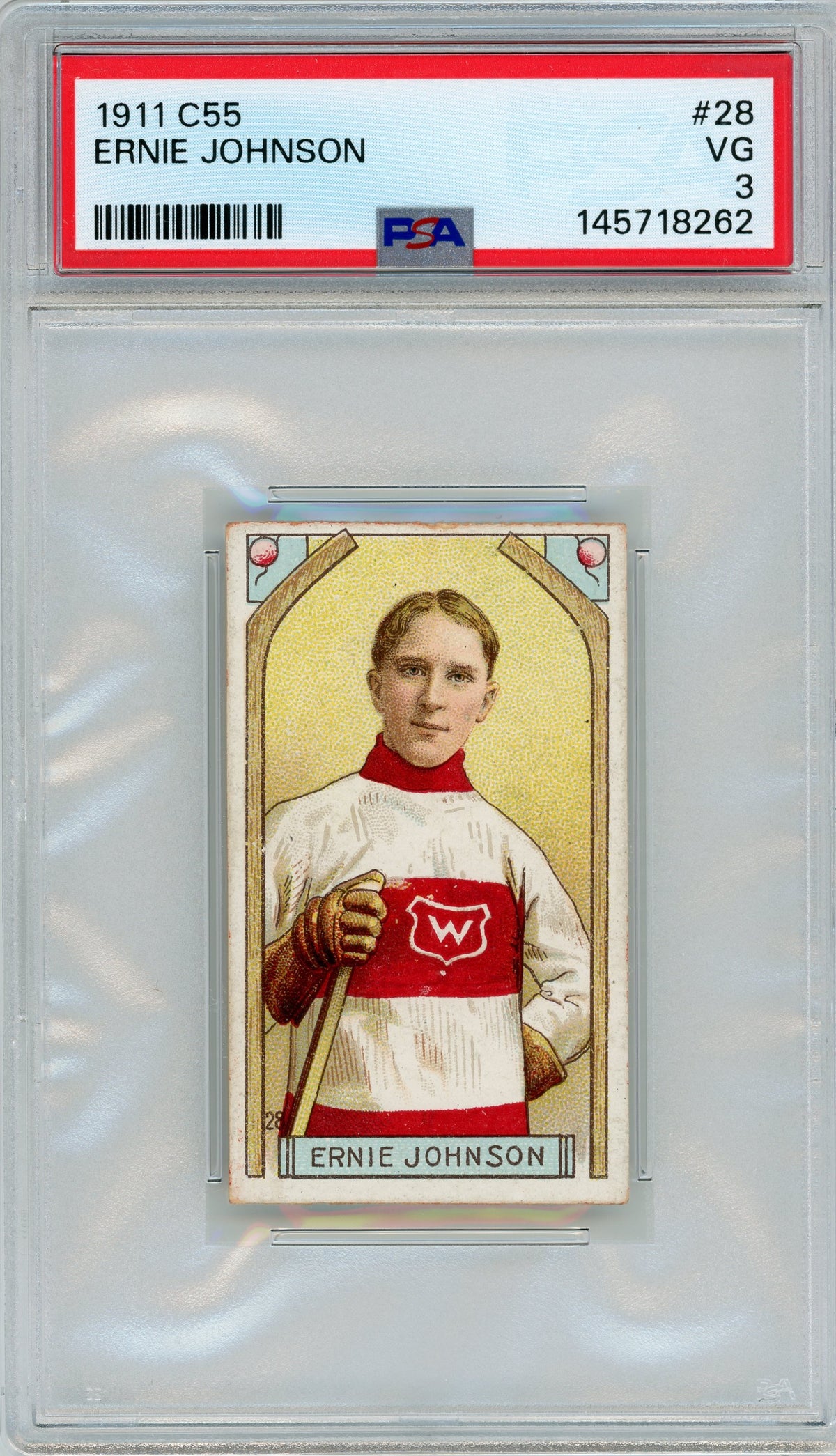 1911 C55 #28 Ernie Johnson HOF PSA 3