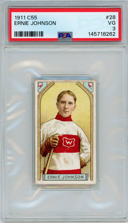 1911 C55 #28 Ernie Johnson HOF PSA 3