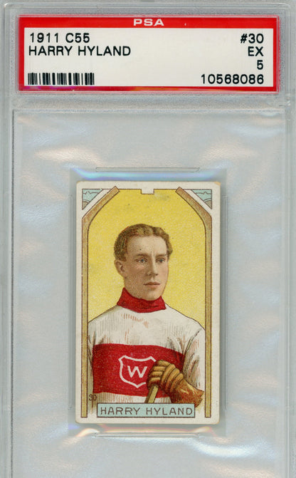 1911 C55 #30 Harry Hyland HOF PSA 5