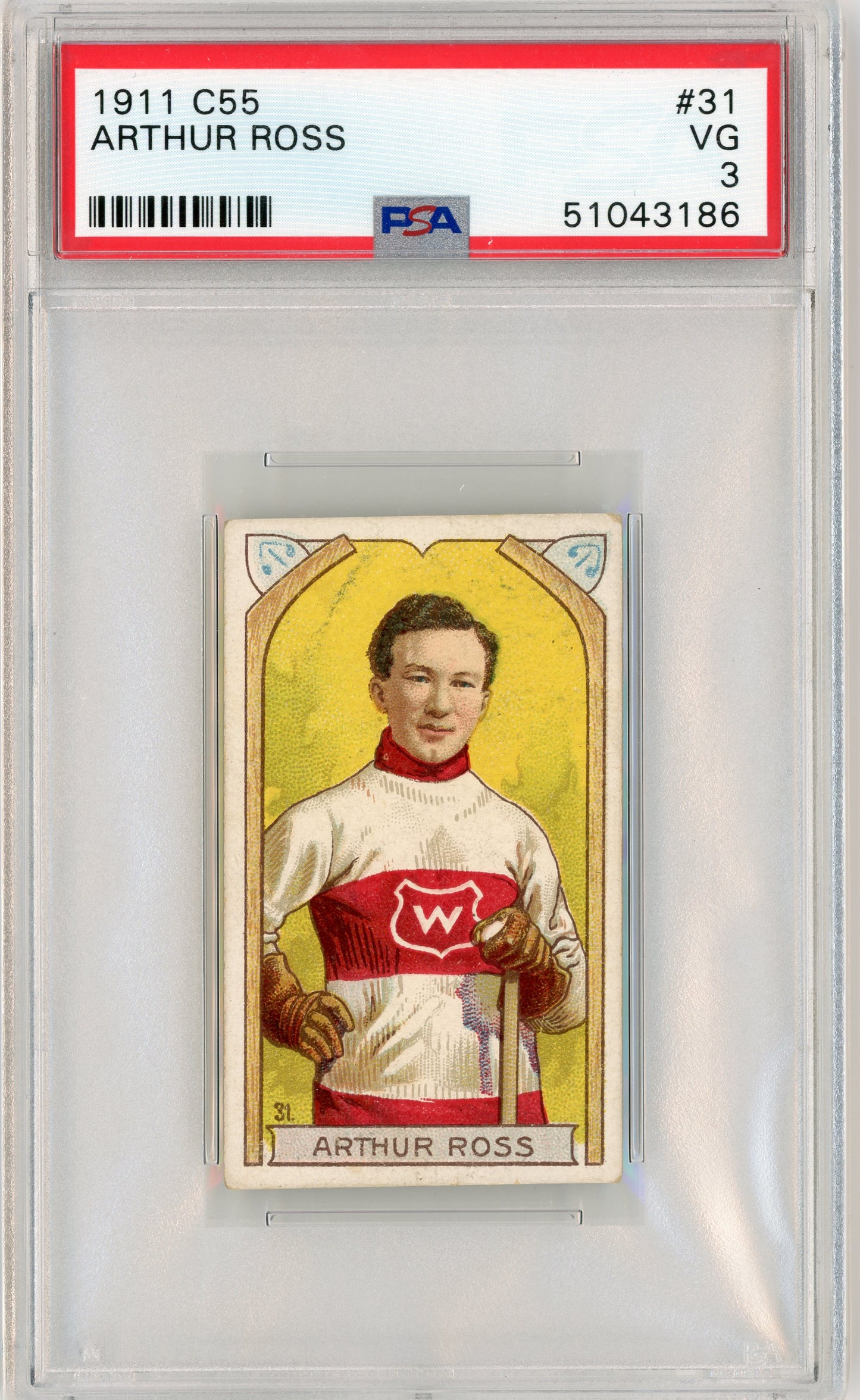1911 C55 #31 Art Ross HOF PSA 3