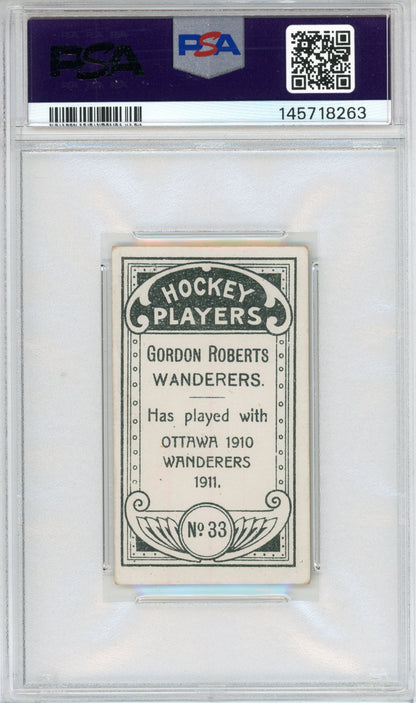 1911 C55 #33 Gordie Roberts HOF PSA 2.5