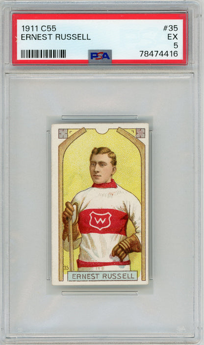 1911 C55 #35 Ernie Russell HOF PSA 5