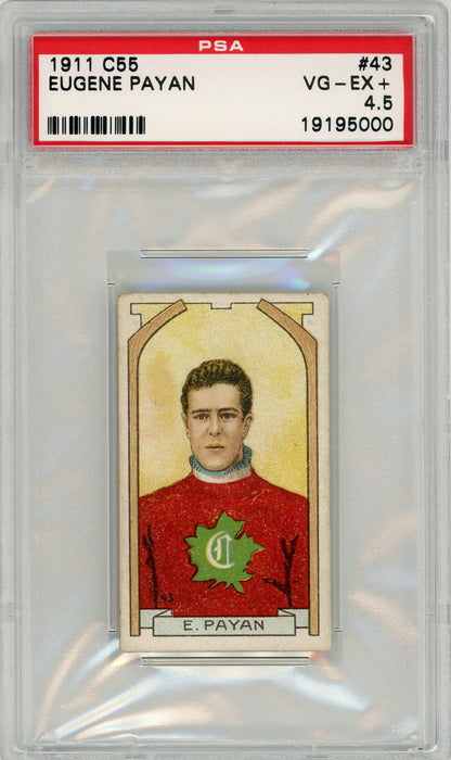 1911 C55 #43 Eugene Payan RC PSA 4.5