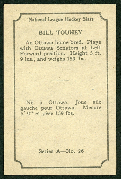1933 V304A O-Pee-Chee #26 Bill Touhey