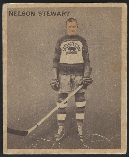 1933 V357 World Wide Gum Ice Kings  #12 Nels Stewart RC HOF