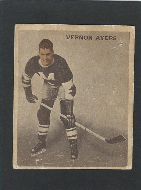 1933 V357 World Wide Gum Ice Kings #51 Vernon Ayers