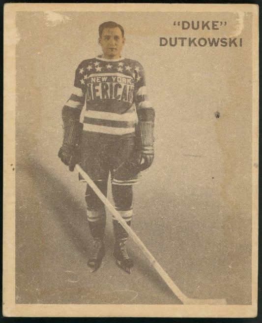 1933 V357 World Wide Gum Ice Kings #56 Duke Dutkowski RC