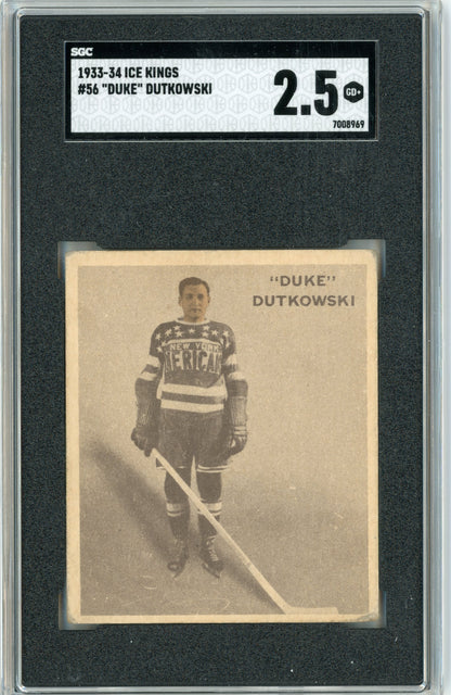 1933 V357 World Wide Gum Ice Kings #56 Duke Dutkowski SGC 2.5