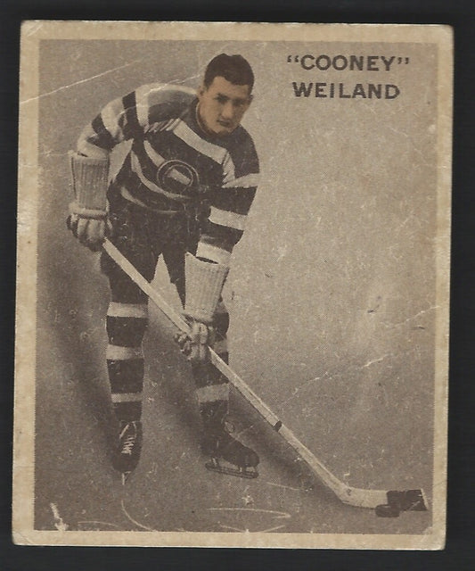 1933 V357 World Wide Gum Ice Kings #65 Cooney Weiland RC HOF