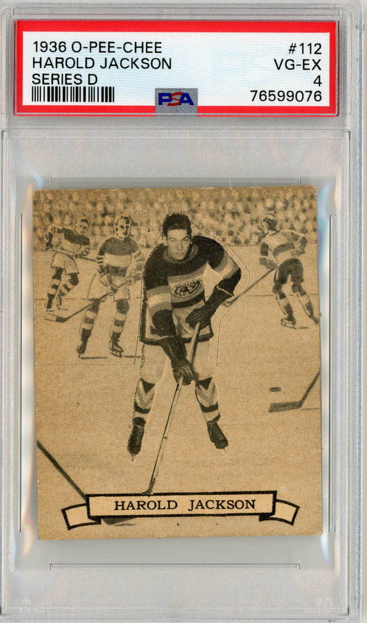 1936 V304D O-Pee-Chee #112 Harold Jackson PSA 4