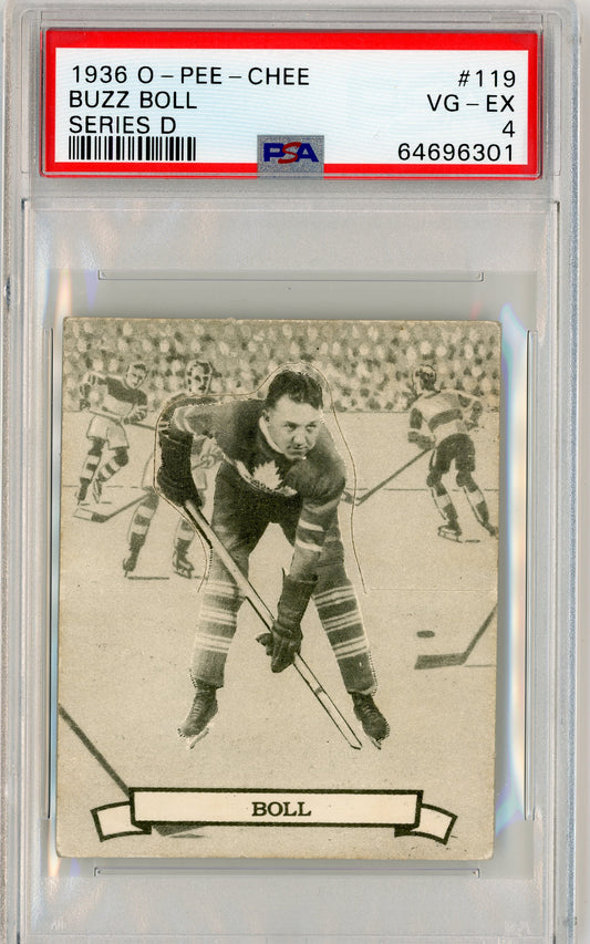 1936 V304D O-Pee-Chee #119 Buzz Boll PSA 4