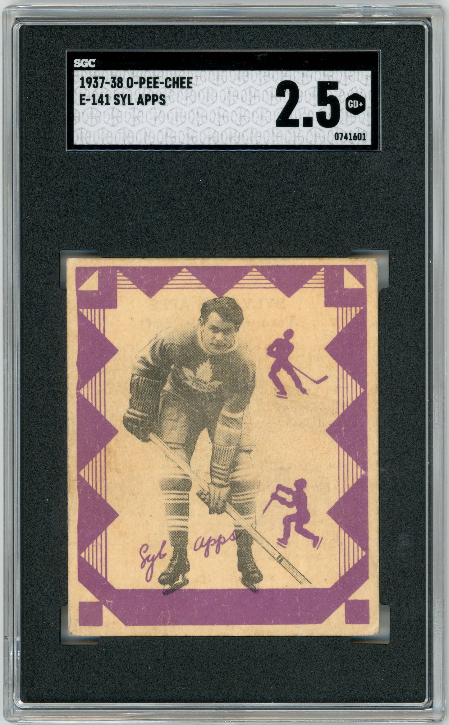 1937 O-Pee-Chee #141 Syl Apps HOF SGC 2.5