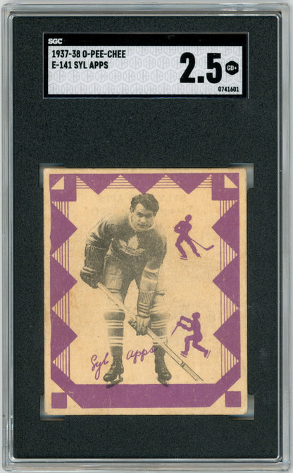 1937 O-Pee-Chee #141 Syl Apps HOF SGC 2.5