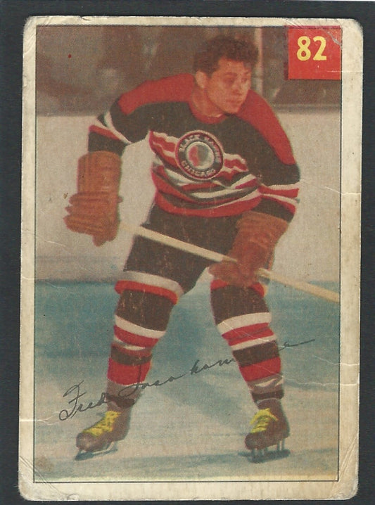 1954 Parkhurst #082 Fred Sasakamoose RC