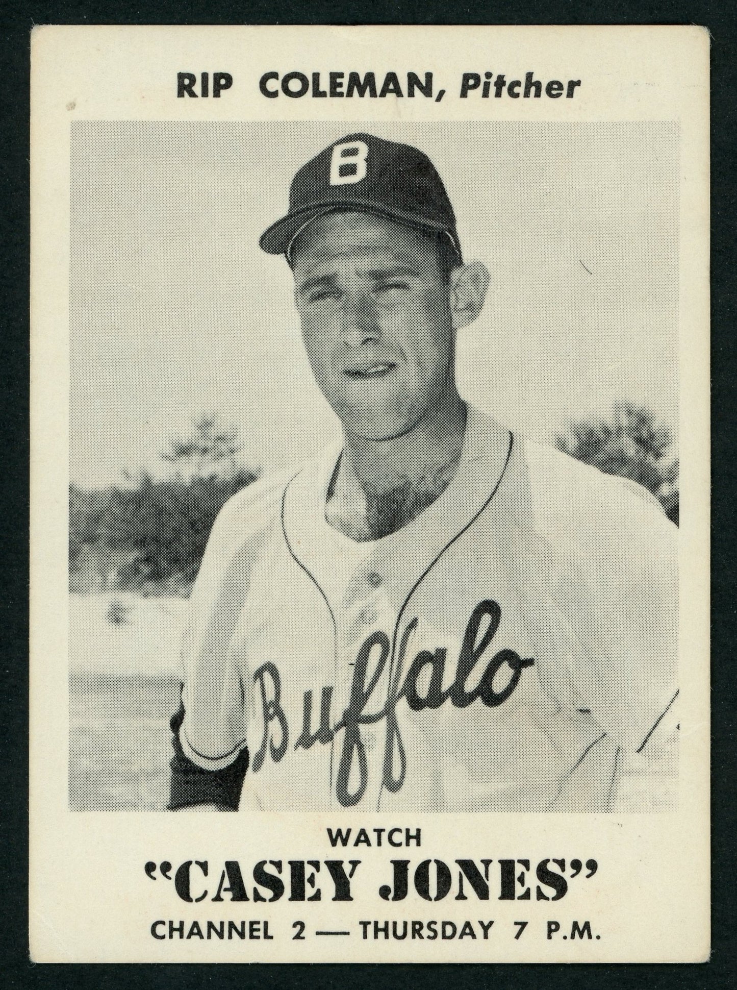 1958 Bond Bread Buffalo Bisons 9 Card Complete Set