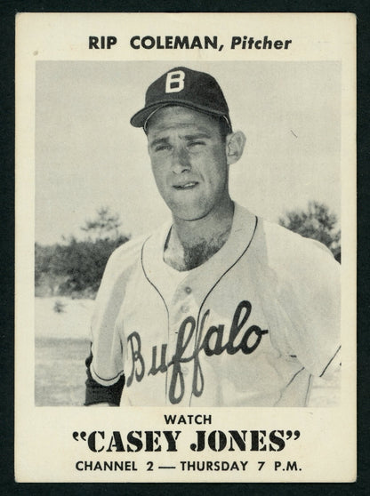 1958 Bond Bread Buffalo Bisons 9 Card Complete Set