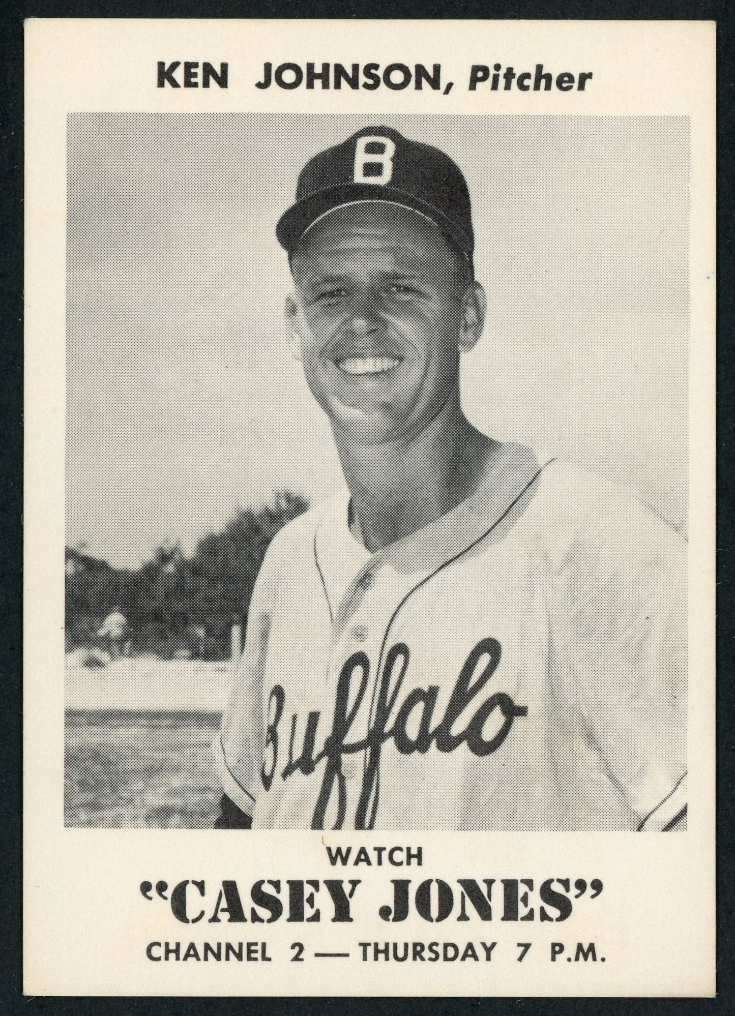 1958 Bond Bread Buffalo Bisons 9 Card Complete Set