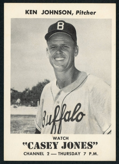 1958 Bond Bread Buffalo Bisons 9 Card Complete Set
