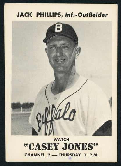 1958 Bond Bread Buffalo Bisons 9 Card Complete Set