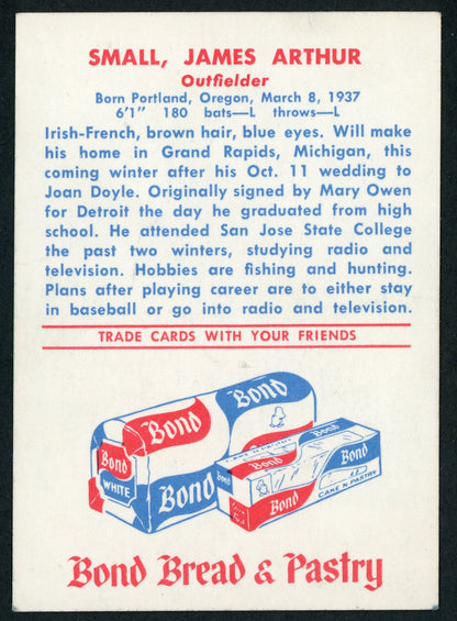 1958 Bond Bread Buffalo Bisons 9 Card Complete Set