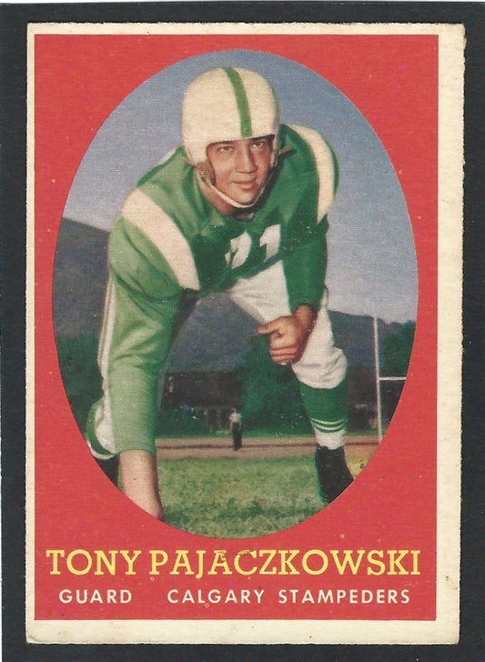 1958 Topps #25 Tony Pajaczkowski