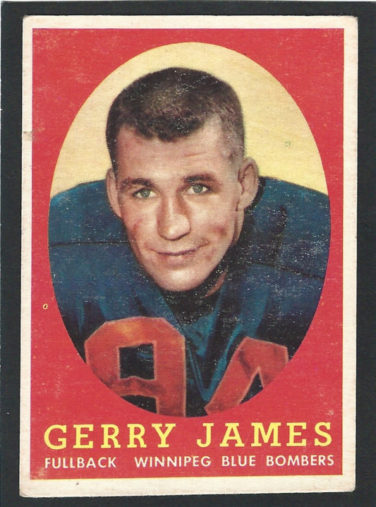 1958 Topps #45 Gerry James