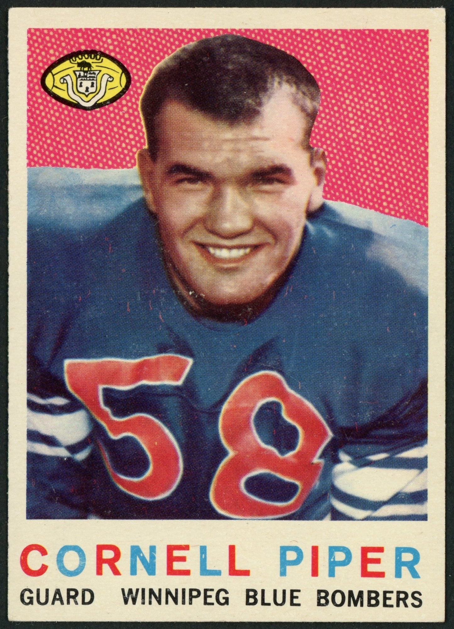 1959 Topps #02 Cornell Piper RC