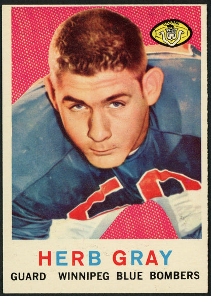 1959 Topps #06 Herb Gray HOF