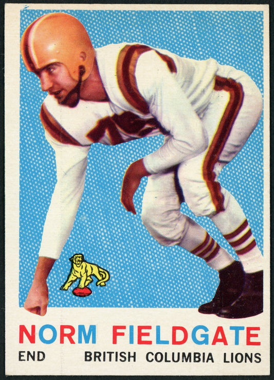 1959 Topps #16 Norm Fieldgate RC HOF